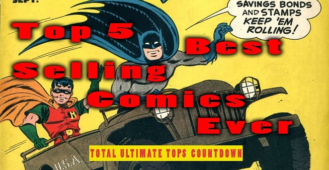 Top 5 best selling comic books