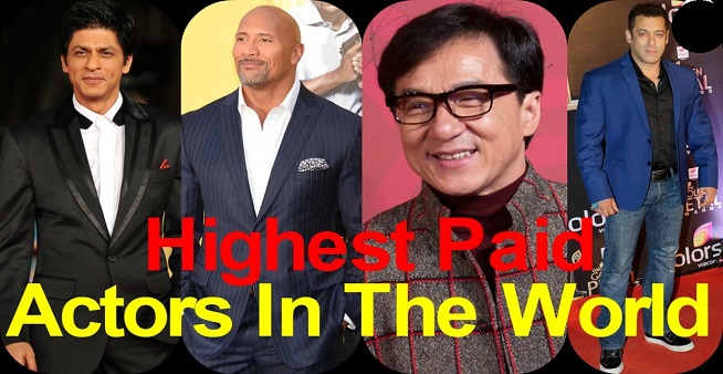 Top 5 most paid actors in 2019